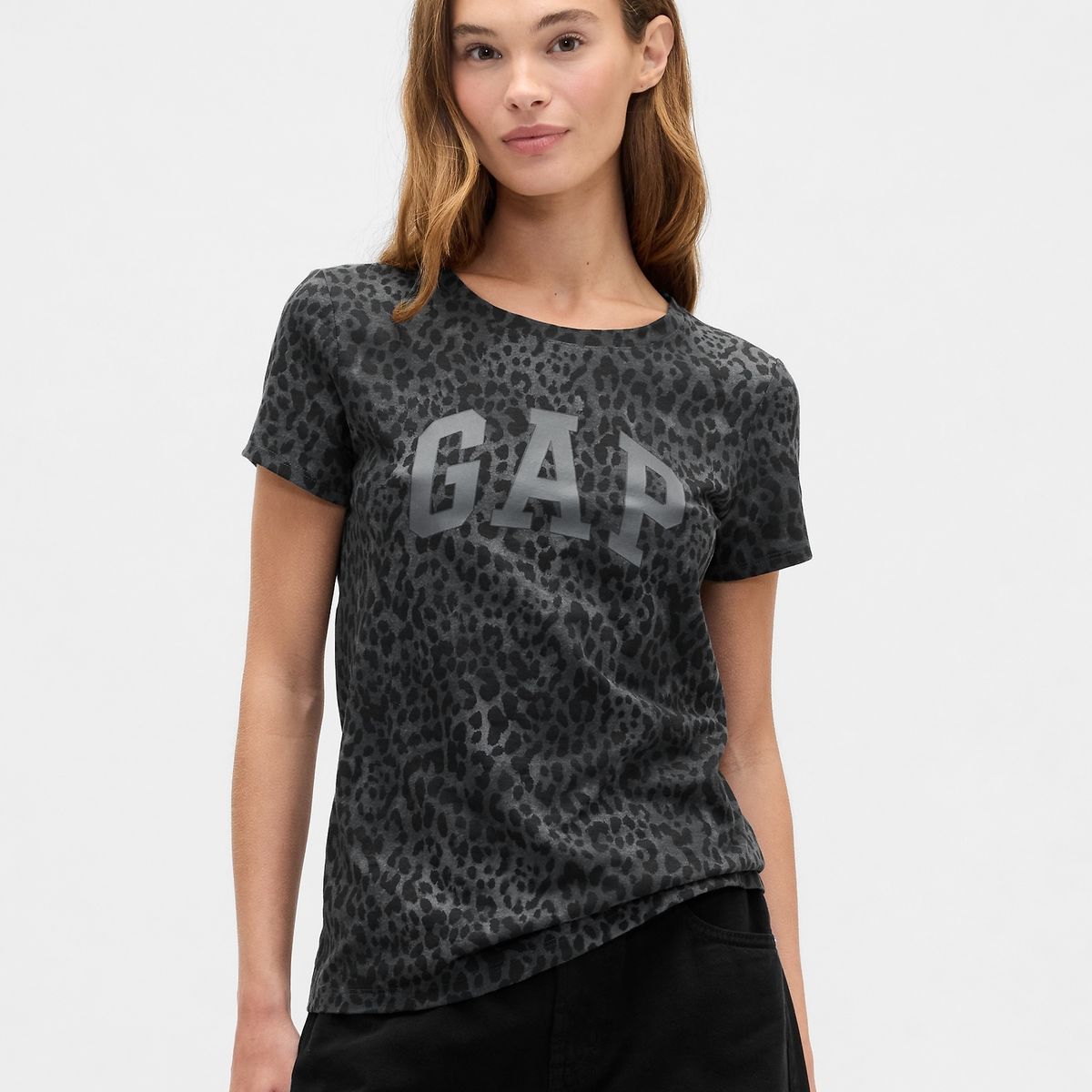 GAP - Polera Gap Logo Manga Corta Mujer