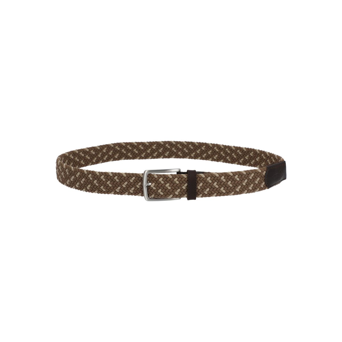 ROCKFORD - Cinturon Cuero /Elastano Hombre Rf Tarek Café ROCKFORD