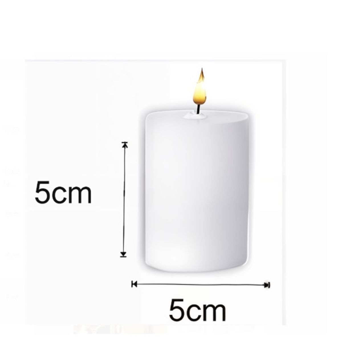 GENERICO - VELON BLANCO 5 X 5 CM