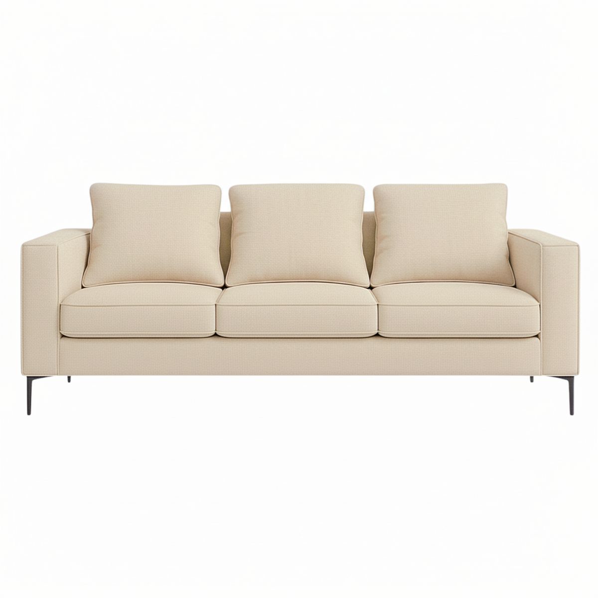 SITIAL HOME - Living 311 Venetto Beige claro 322 juego 3 sofas resortes comfort plus