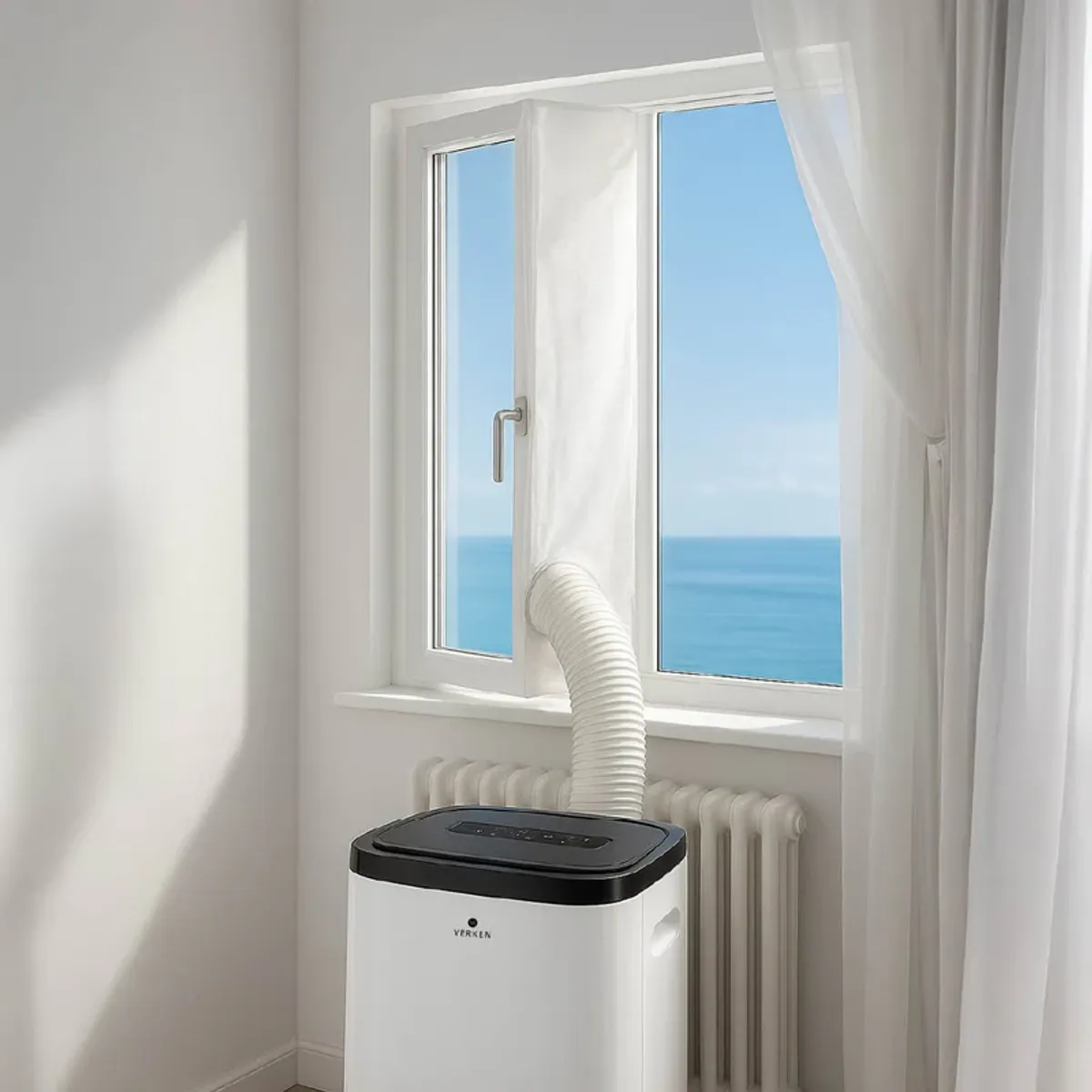 VERKEN - Kit Universal Ventana Abatible - Aire Acondicionado Portátil