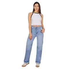 DIVINO JEANS - Jeans Demi II Celeste