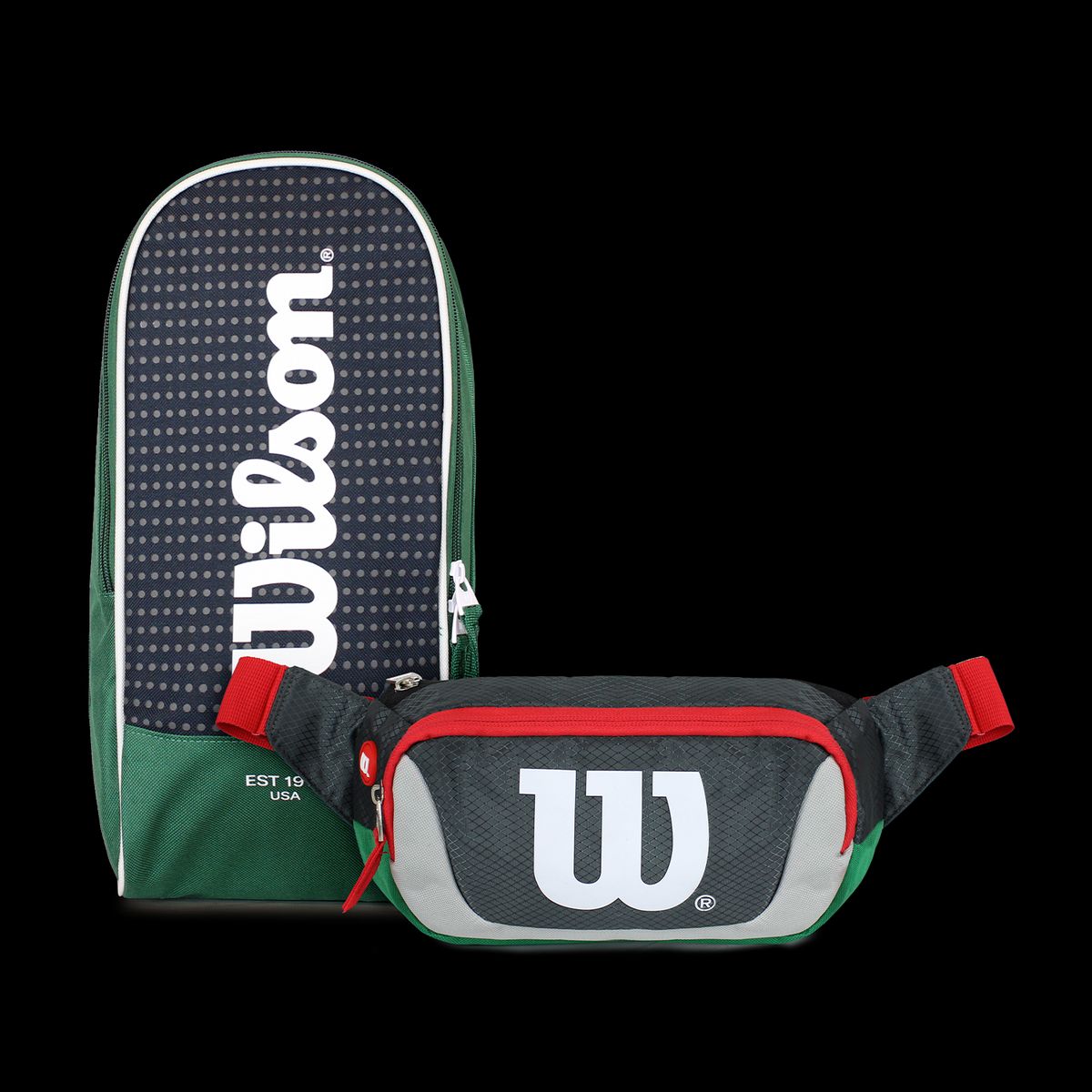 WILSON - Pack Wilson Botinero para zapatos Manchester + Banano Delta verde