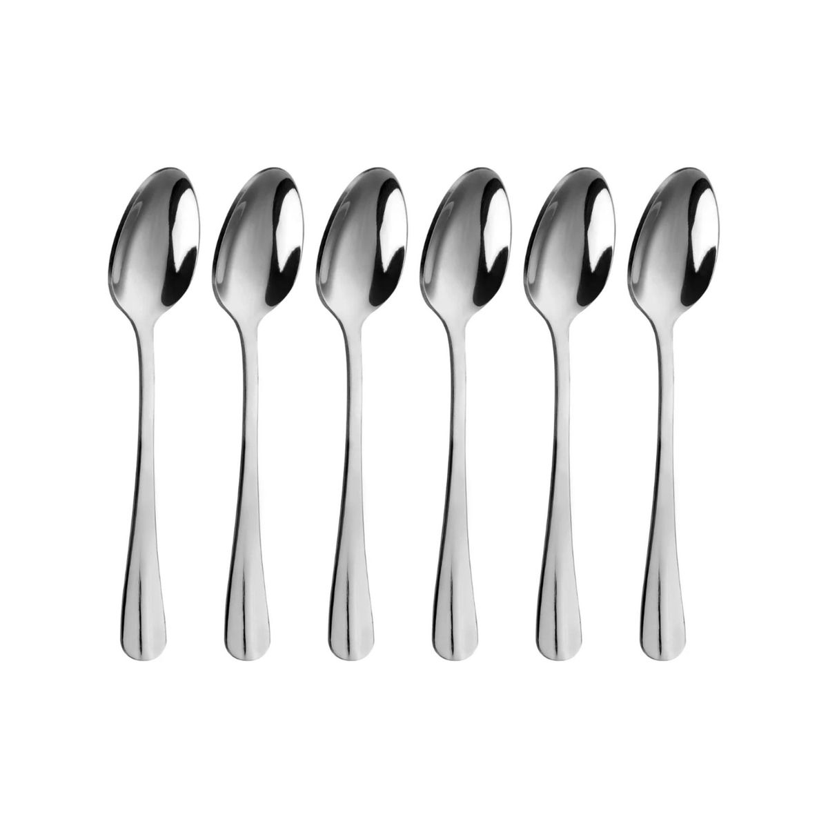 KITCHENWARE - Set 6 Cucharitas De Postres Te 12cm acero Inoxidable