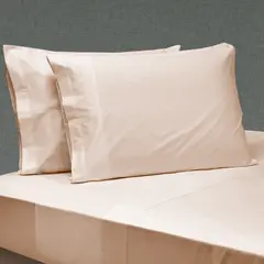 TEXTIL SUPER - SÁBANAS 2 PLAZAS COLOR BEIGE 144 HILOS