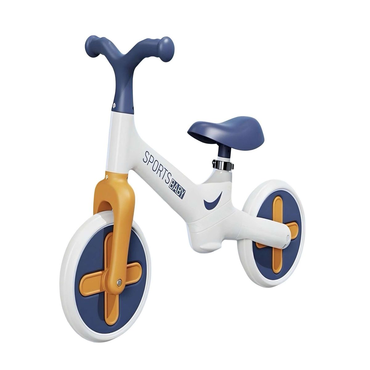 GENERICO - BICICLETA EQUILIBRIO BALANCE APRENDIZAJE SIN PEDALES NIÑA NIÑO BLANCO