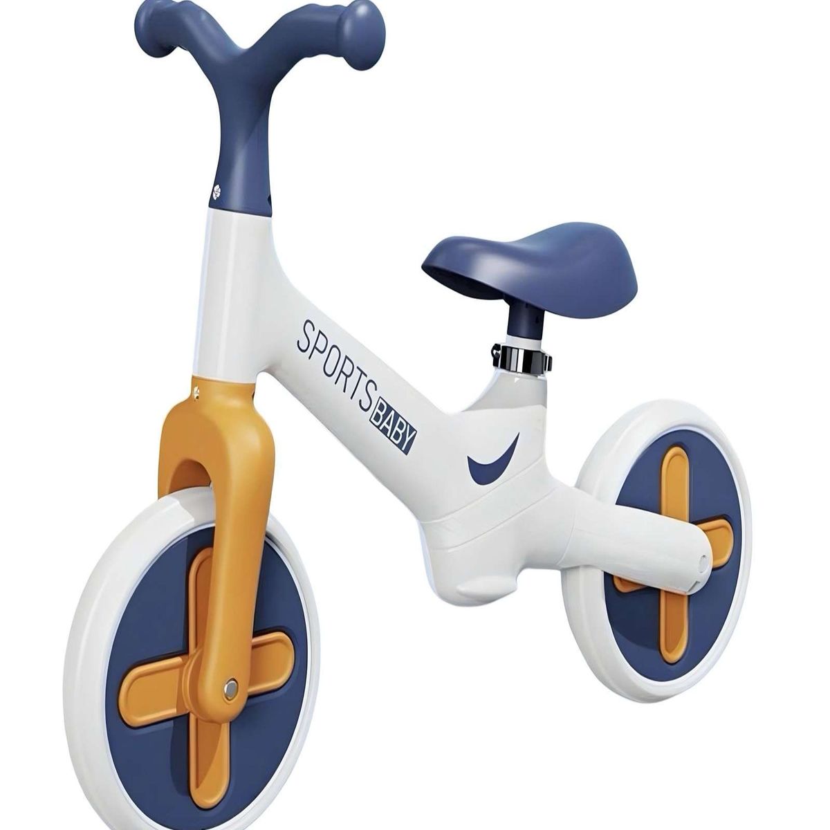 GENERICO - BICICLETA EQUILIBRIO BALANCE APRENDIZAJE SIN PEDALES NIÑA NIÑO BLANCO