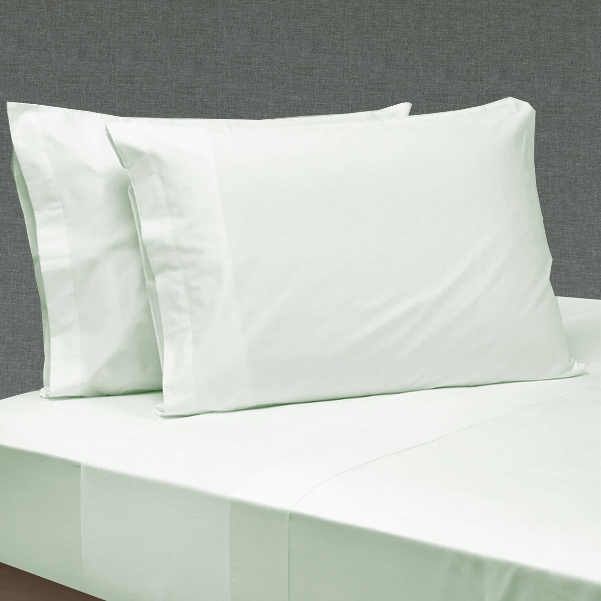 TEXTIL SUPER - SÁBANAS 2 PLAZAS COLOR VERDE AGUA 144 HILOS