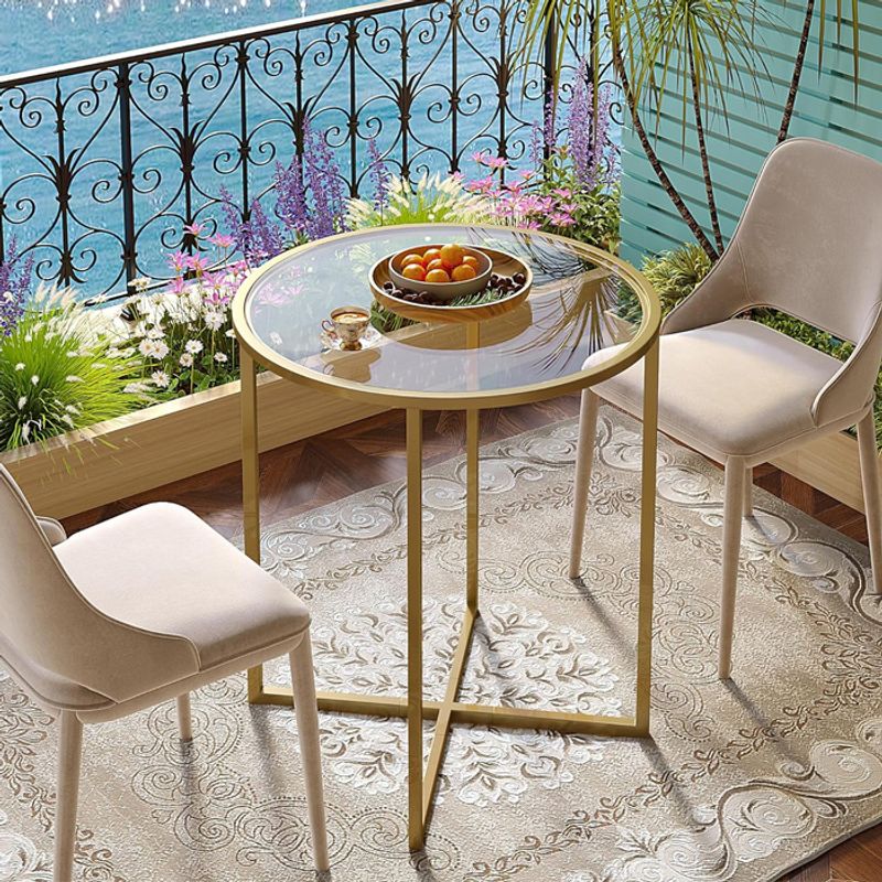 MSA MUEBLES SANTA ANA - Mesa Comedor Pequeña Gold