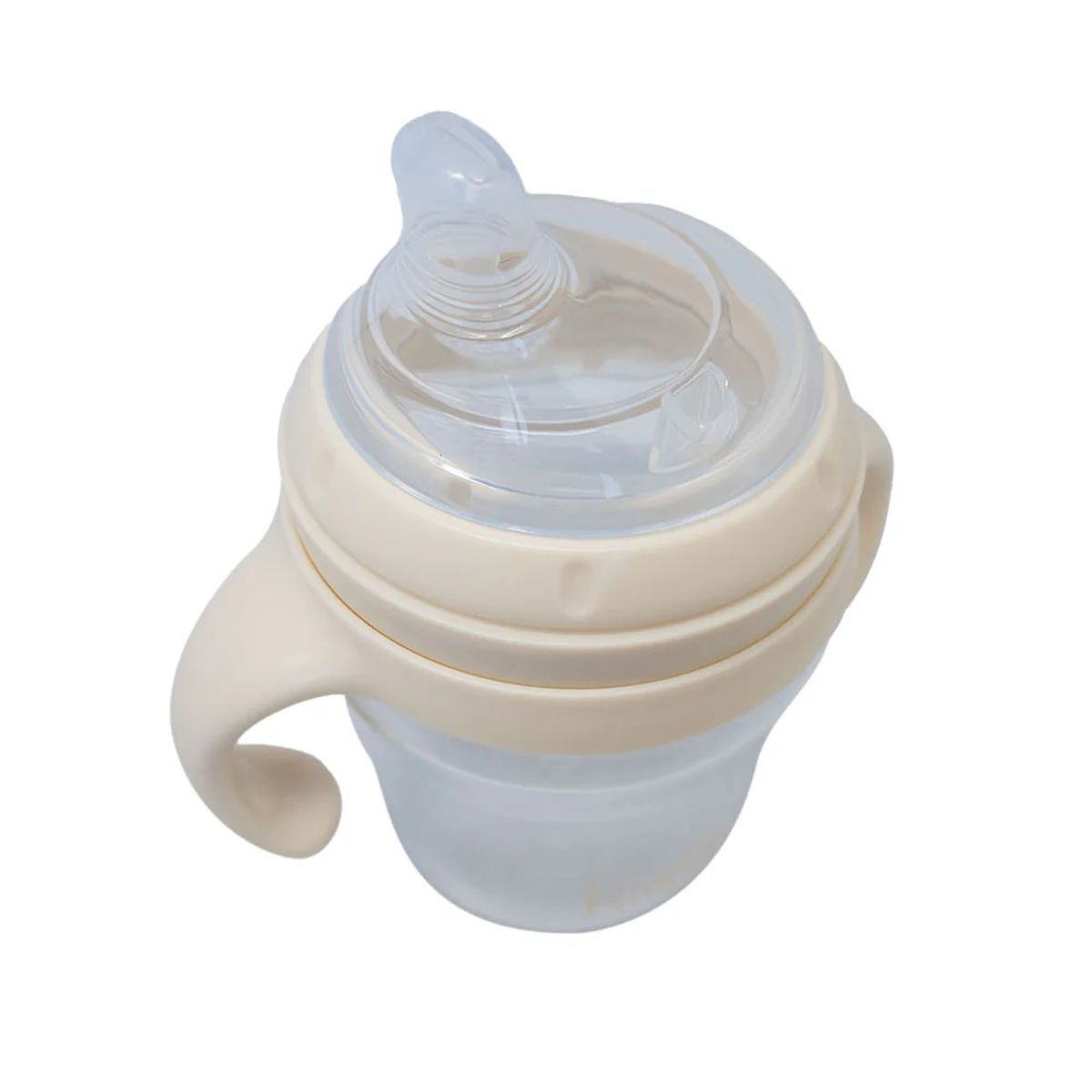 KEEP - Vaso Antiderrame Beige con Asas Kido Toddler