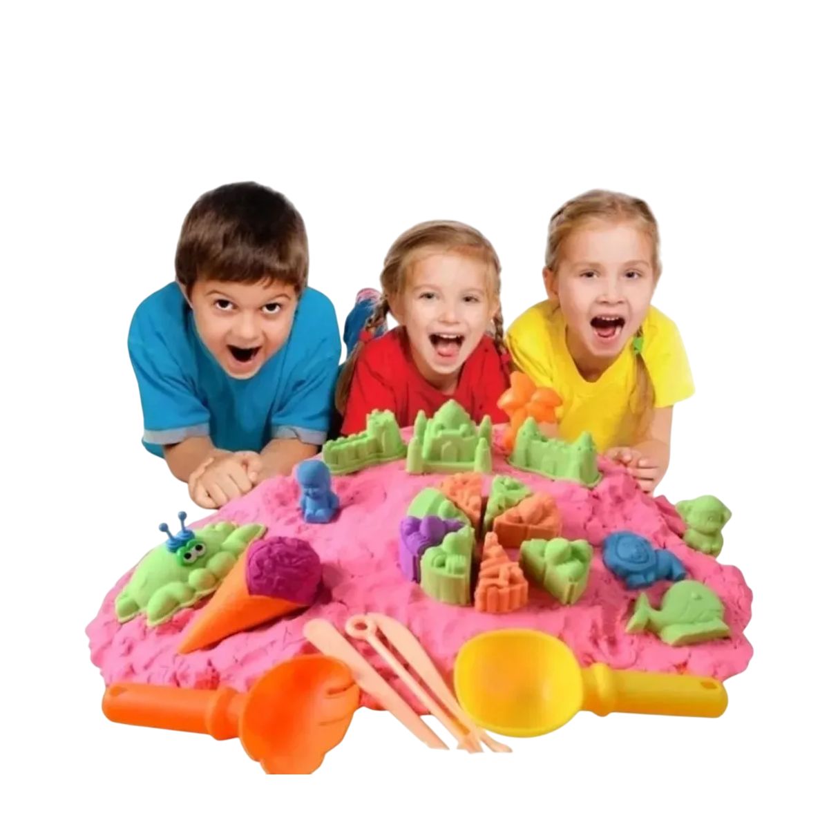 GENERICO - Arena Mágica 2kg Moldes Piscina Inflable Para Niñosas