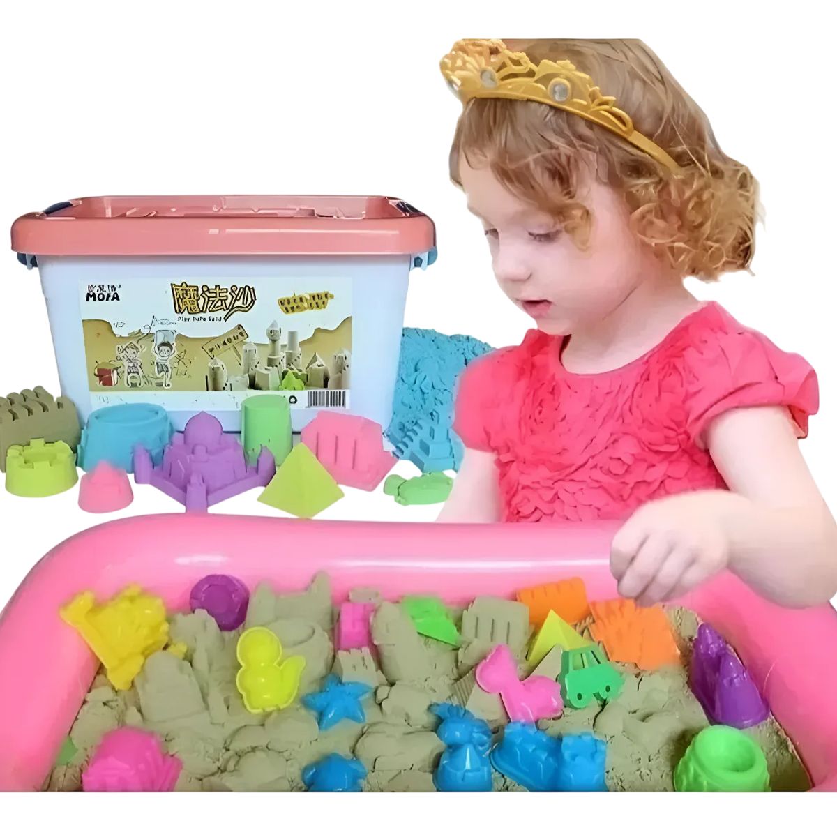 GENERICO - Arena Mágica 2kg Moldes Piscina Inflable Para Niñosas