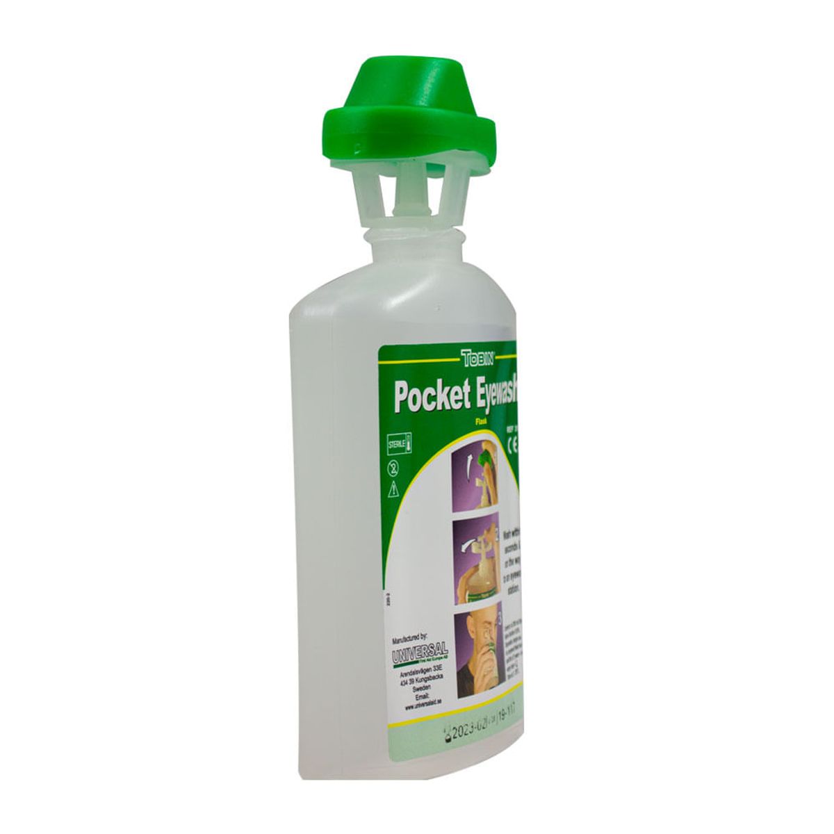 Botella Lavaojos Tobin (200 ml), marca STEELPRO - Foto 2