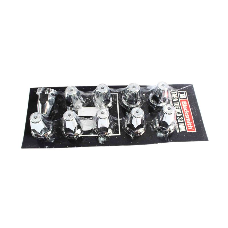 GOTEK - Tapa Tuerca Cromada 32-33 Mm - Reflex  Cristal-a Presion