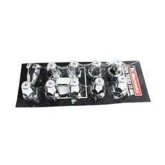 GOTEK - Tapa Tuerca Cromada 32-33 Mm - Reflex  Cristal-a Presion