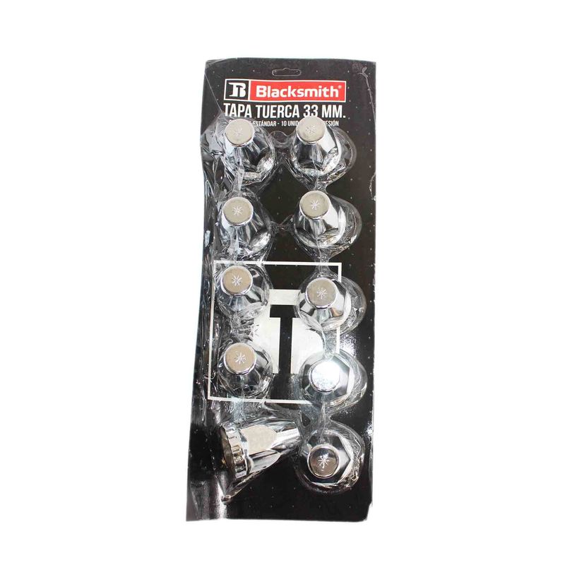 GOTEK - Tapa Tuerca Cromada 32-33 Mm - Estándar-a Presion