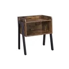 HABITA2 CHILE - Mesa Auxiliar Velador Rustic