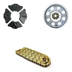GENERICO - Kit De Transmision Moto Euromot Rex 150 + Damper Japones