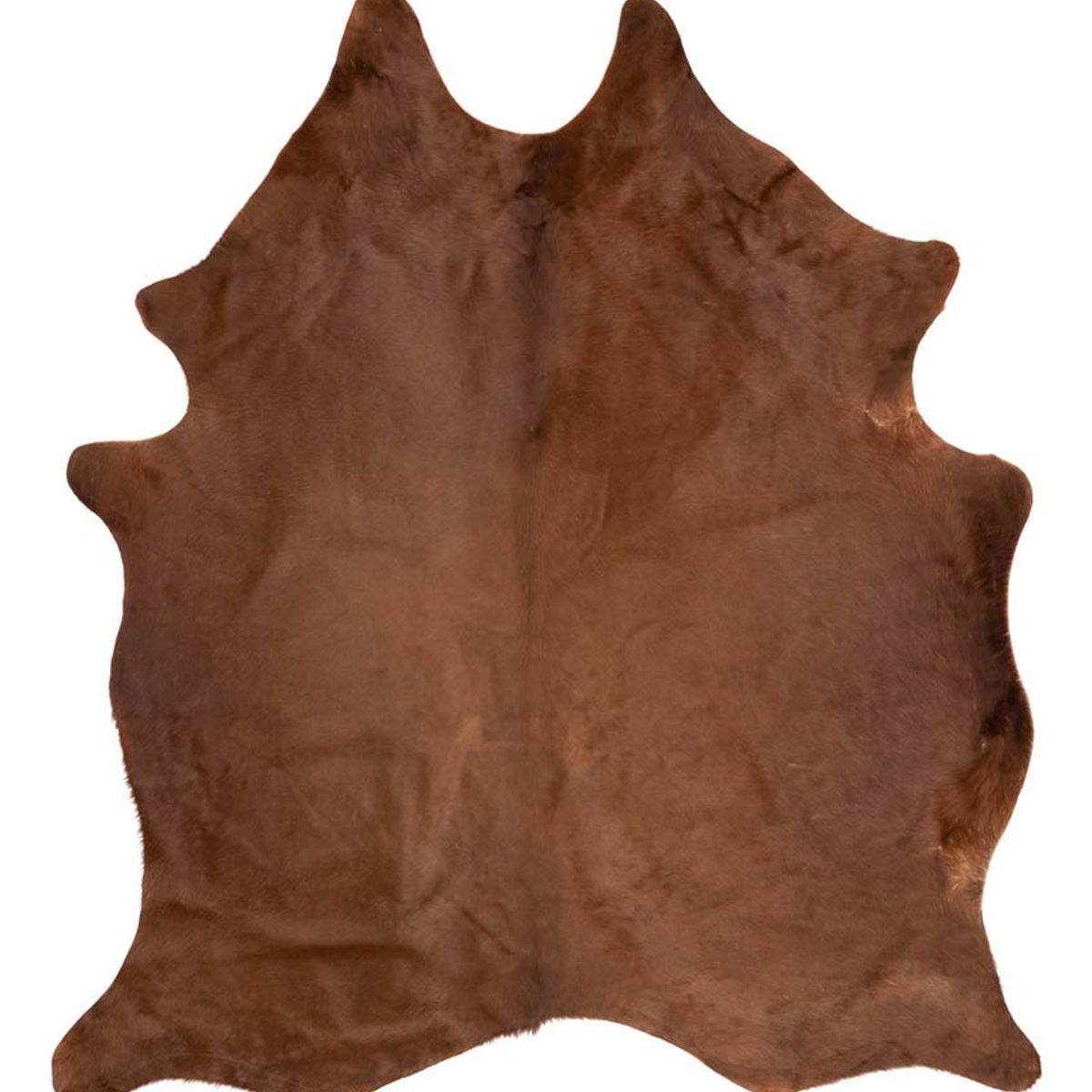 GENERICO - Alfombra Living Cuero De Vaca Marrón