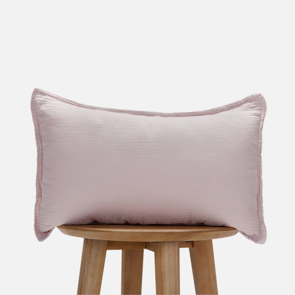 BABYROSEN - Cojín Muselina Rosa Pálido 50 x 30 x 8 cm
