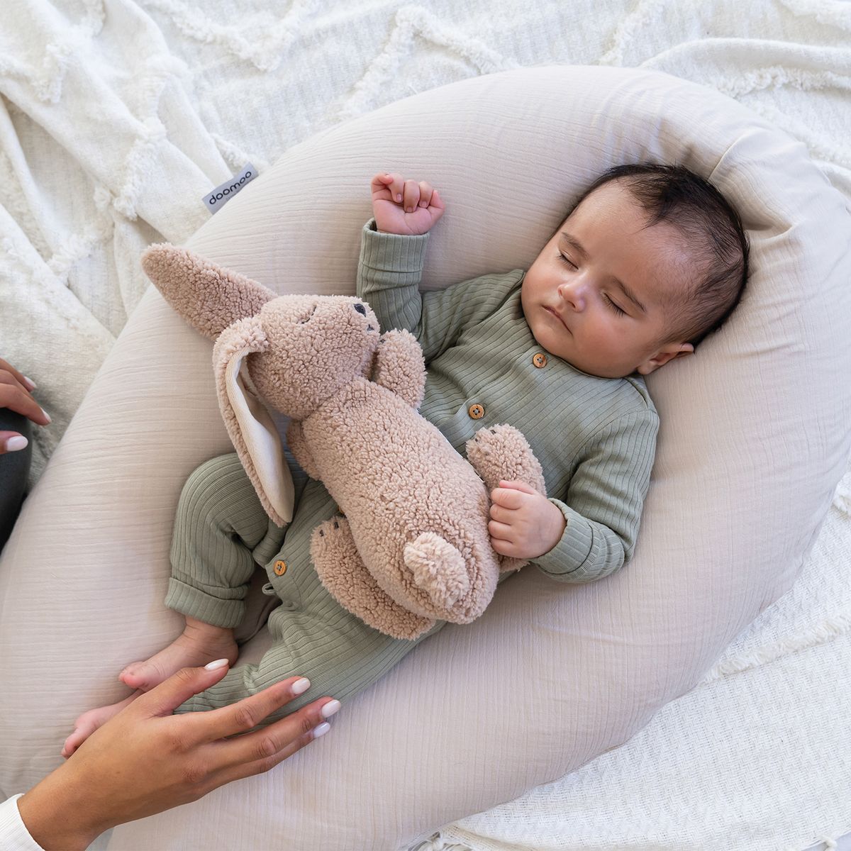 DOOMOO - Cojín Multiuso Comfy Big Tetra Almond