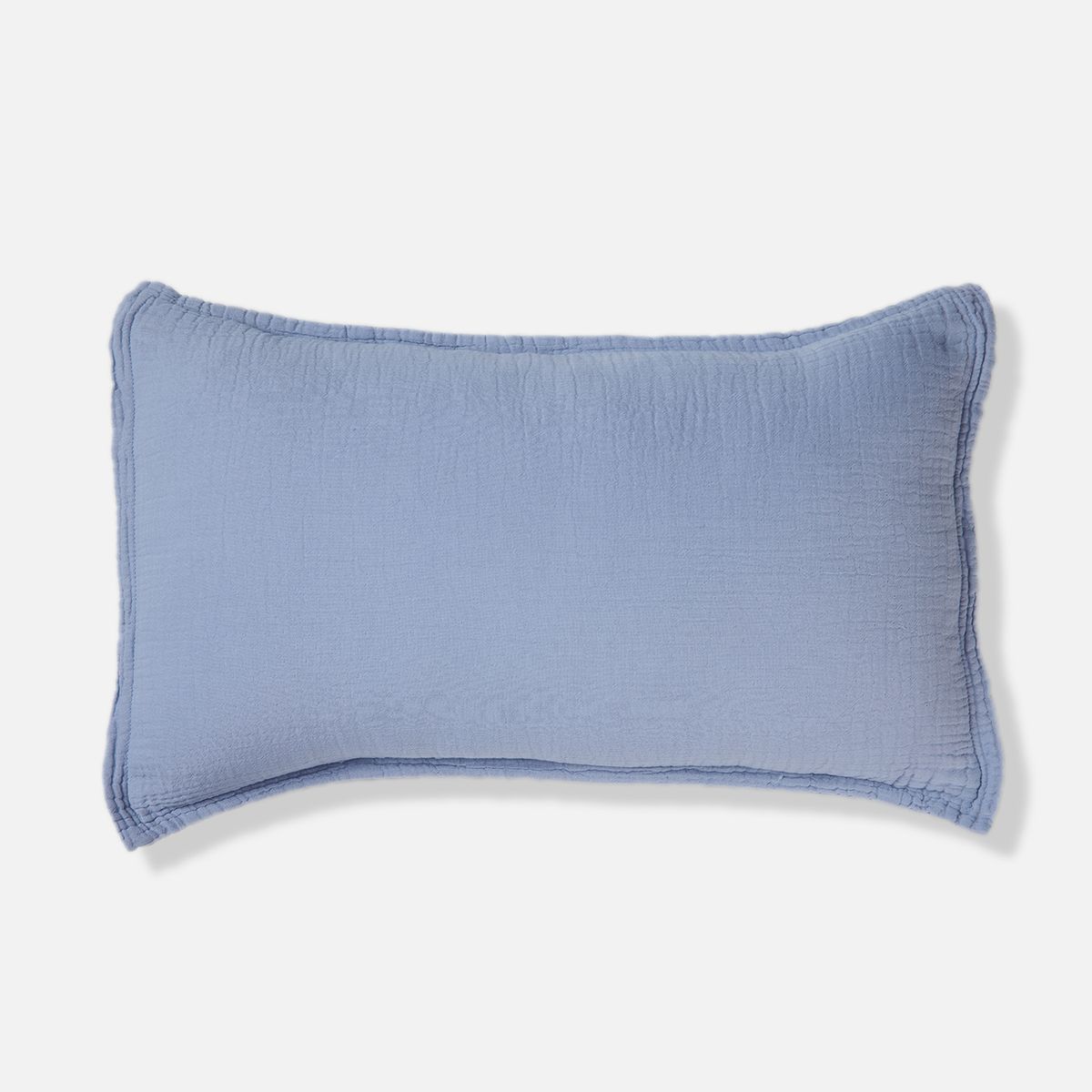 BABYROSEN - Cojín Muselina Azul Acero 50 x 30 cm