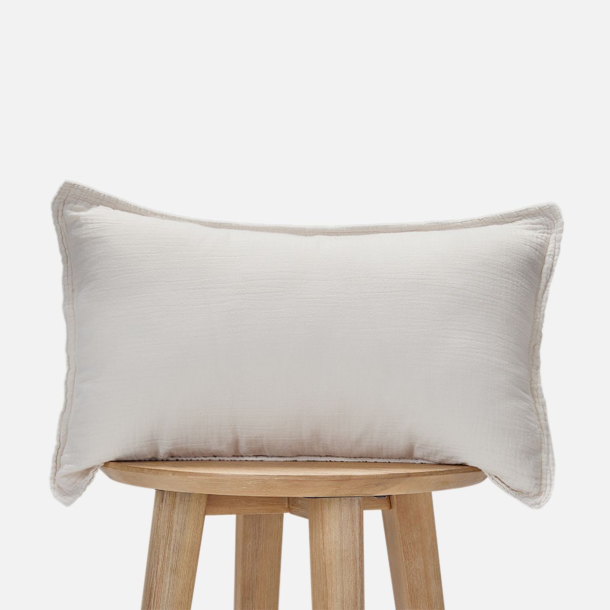 BABYROSEN - Cojín Muselina Crudo 50 x 30 cm