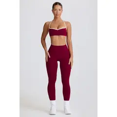 VELVET - Conjunto Deportivo Iconic Burdeo Mujer