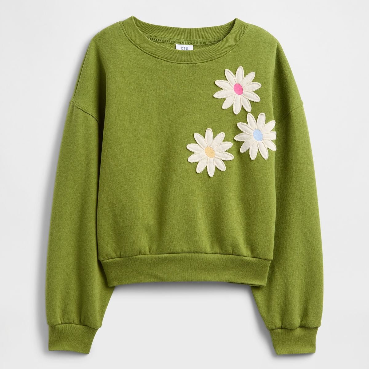 GAP - Polerón Gap Oversized Crewneck Sin Cierre Niña