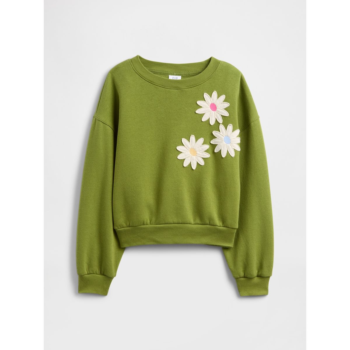 GAP - Polerón Gap Oversized Crewneck Sin Cierre Niña