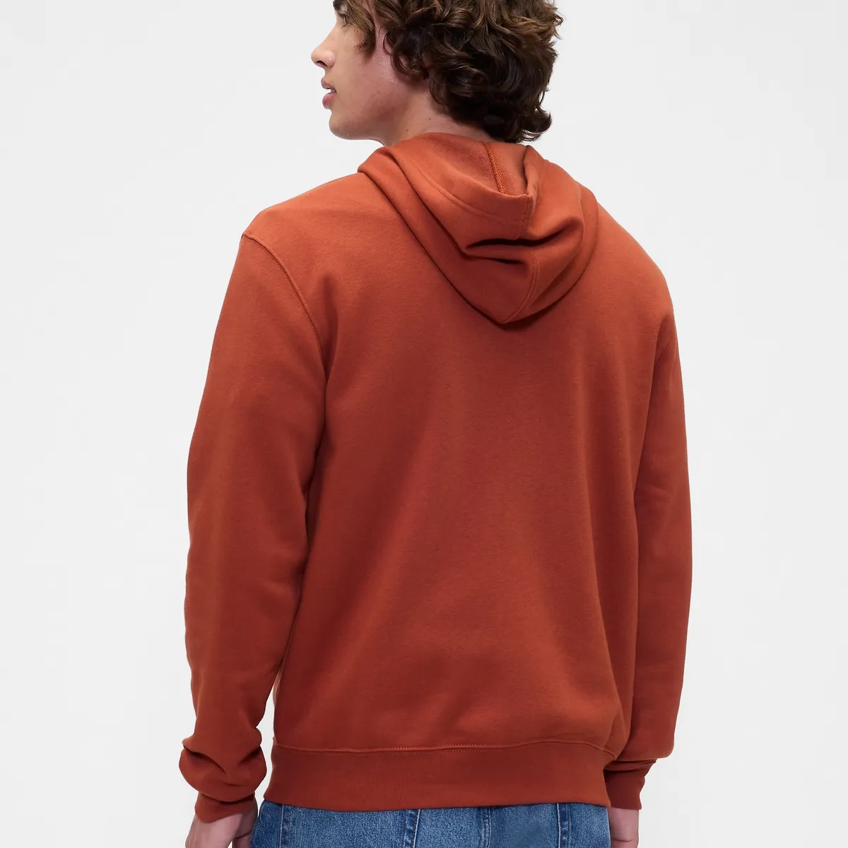 GAP - Polerón Logo Gap Hoodie Con Gorro Con Cierre Hombre