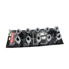 GOTEK - Tapa Tuerca Cromada  32-33 Mm - Tipo Bala-con Hilo