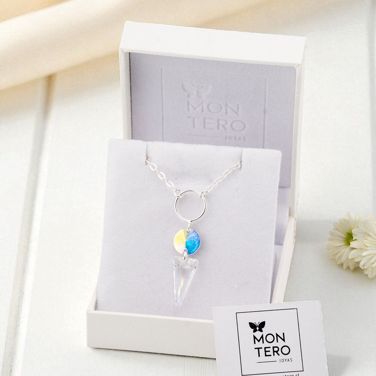 JOYAS MONTERO - Collar Mystic Plata 925 creado con cristales de Swarovski®