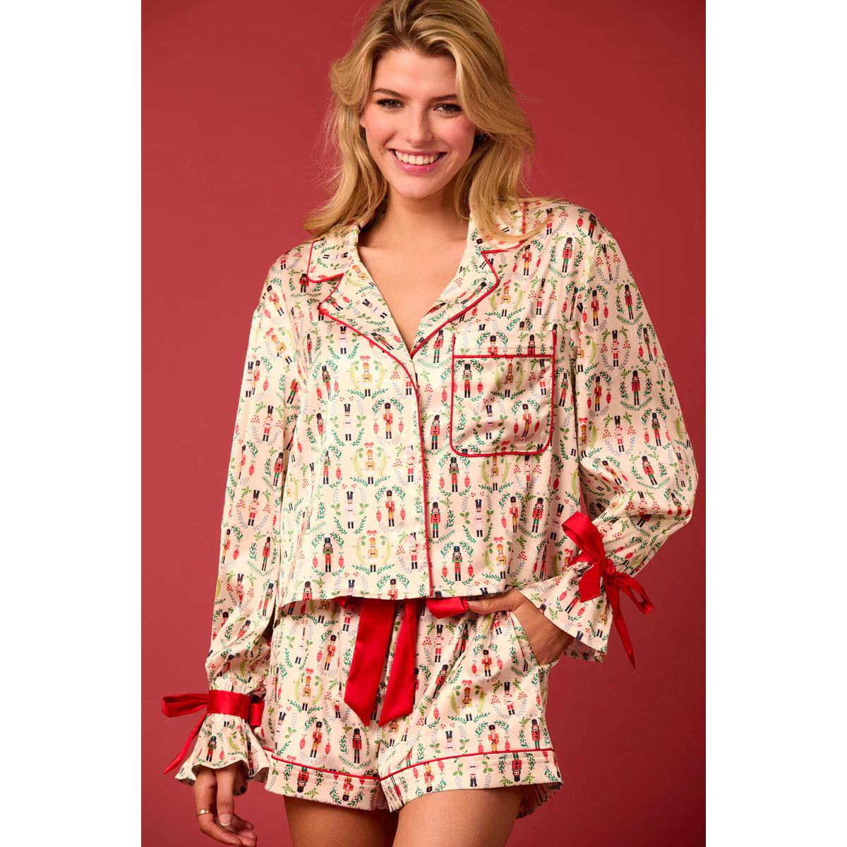 VELVET - Pijama Pantalones Cortos Duendes Mujer