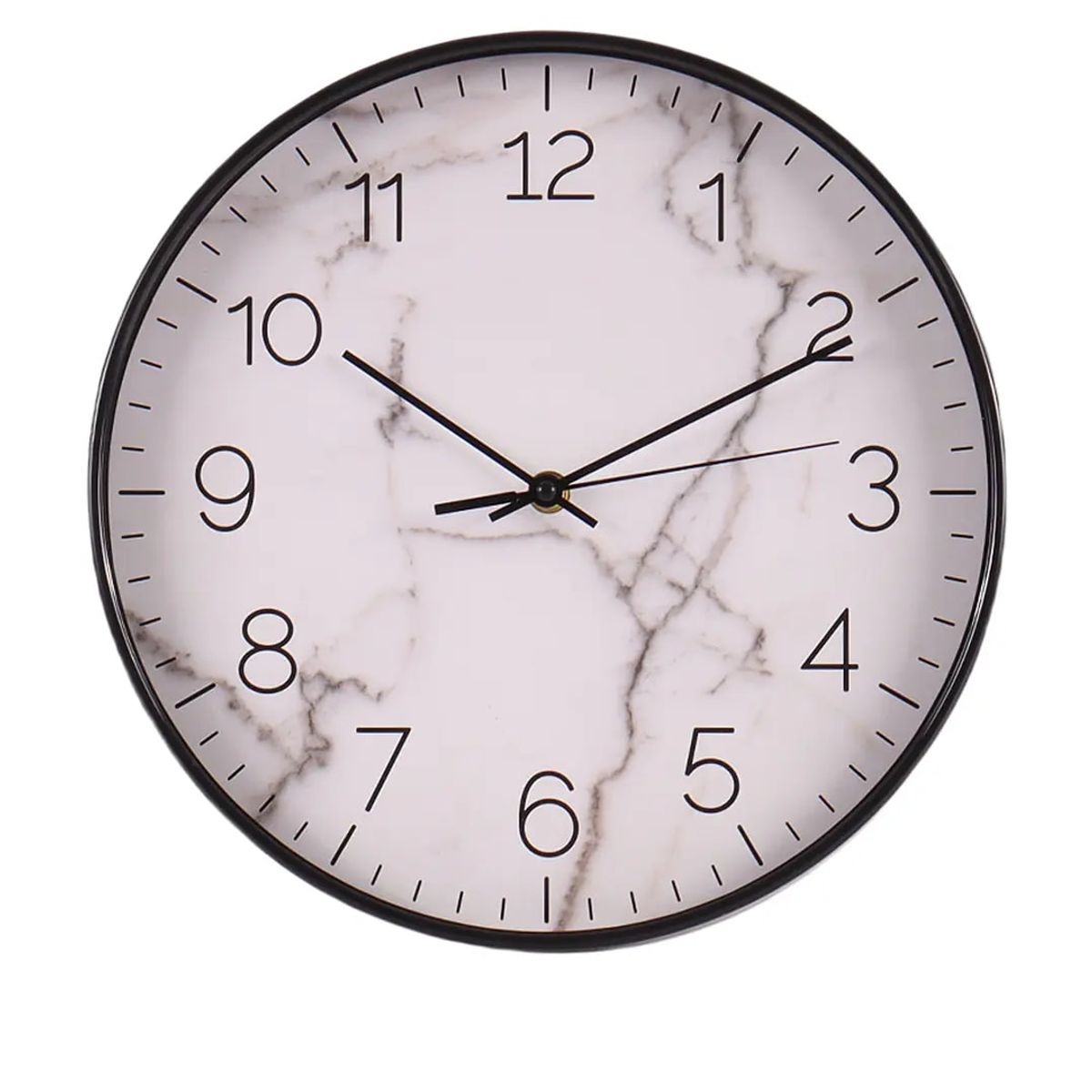 TOPSOC - Reloj Pared Tradicional Marmolado 30 cm