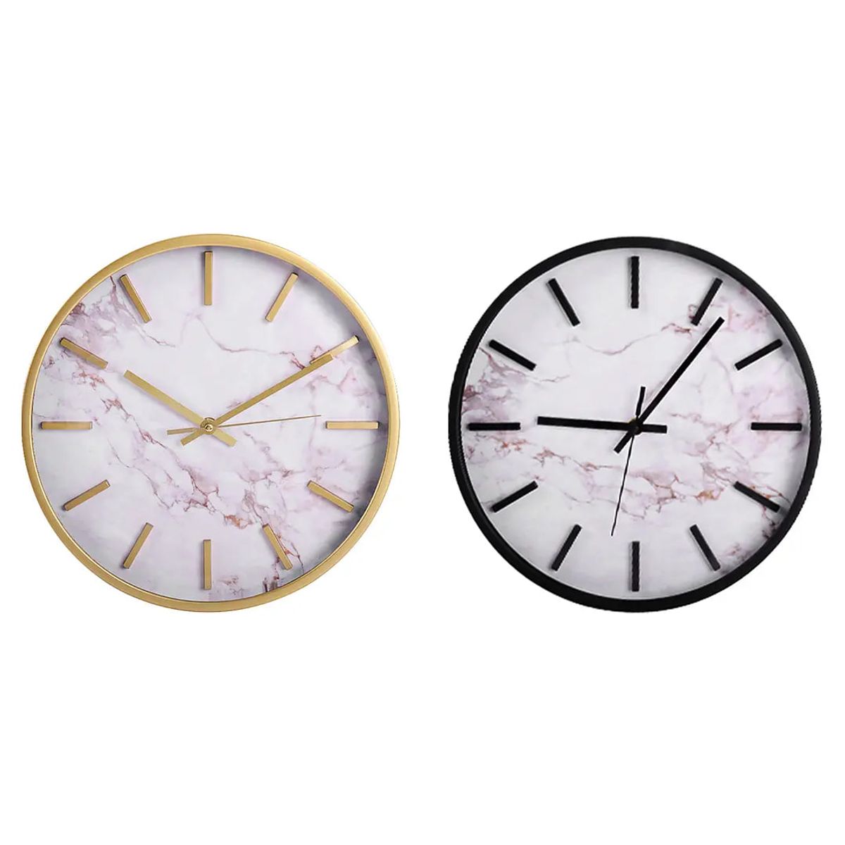 TOPSOC - Reloj Pared Marmoleado 30cm