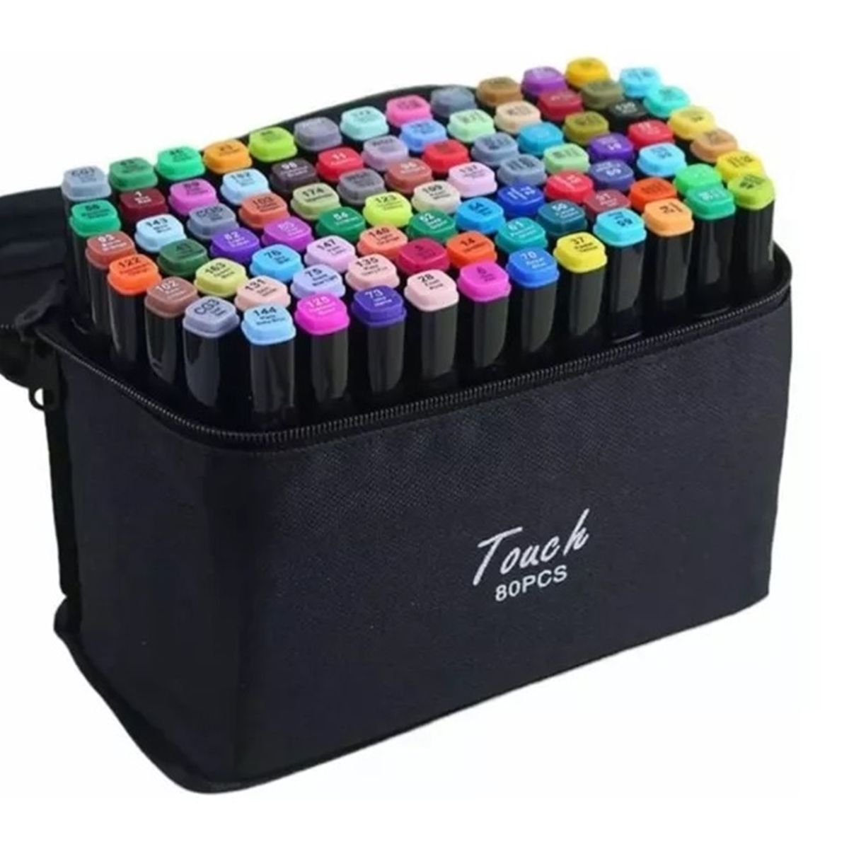 GENERICO - KIT 80 LAPICES MARCADORES DOBLE PUNTA