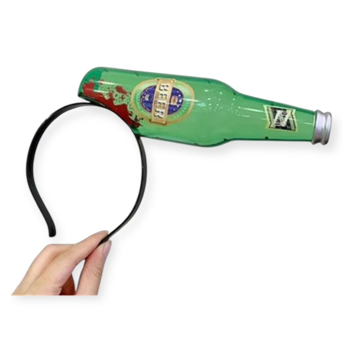 GENERICO - Cintillo Accesorio Diadema Diseños Halloween Terror Botella