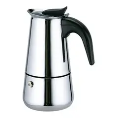 GENERICO - Cafetera Italiana Espresso de Acero Inoxidable