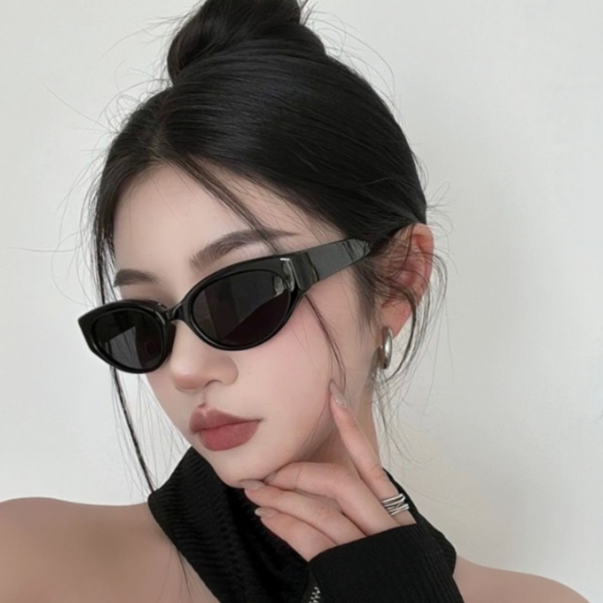 NOVY - Gafas Lentes De Sol Retro Ojo De Gato Mujer Uv400