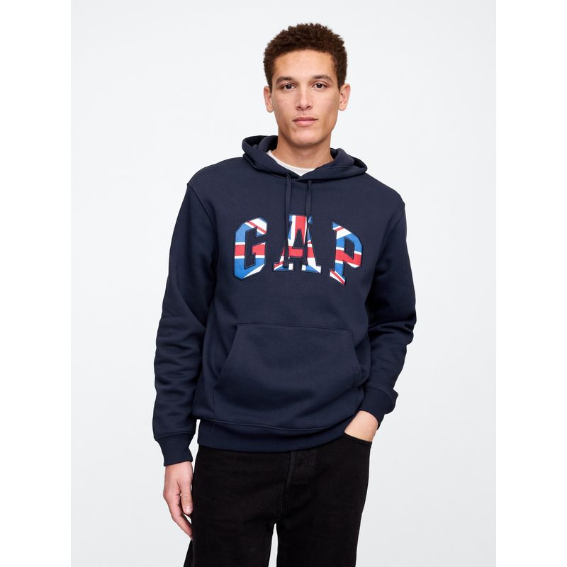 GAP - Polerón Gap Logo UK Hoodie Sin Cierre Hombre