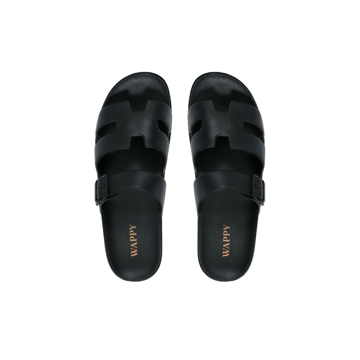 WAPPY TIENDA - Sandalia Hache Wappy Mujer Negra Apta Agua Confort