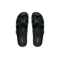 Sandalia Hache Wappy Mujer Negra Apta Agua Confort