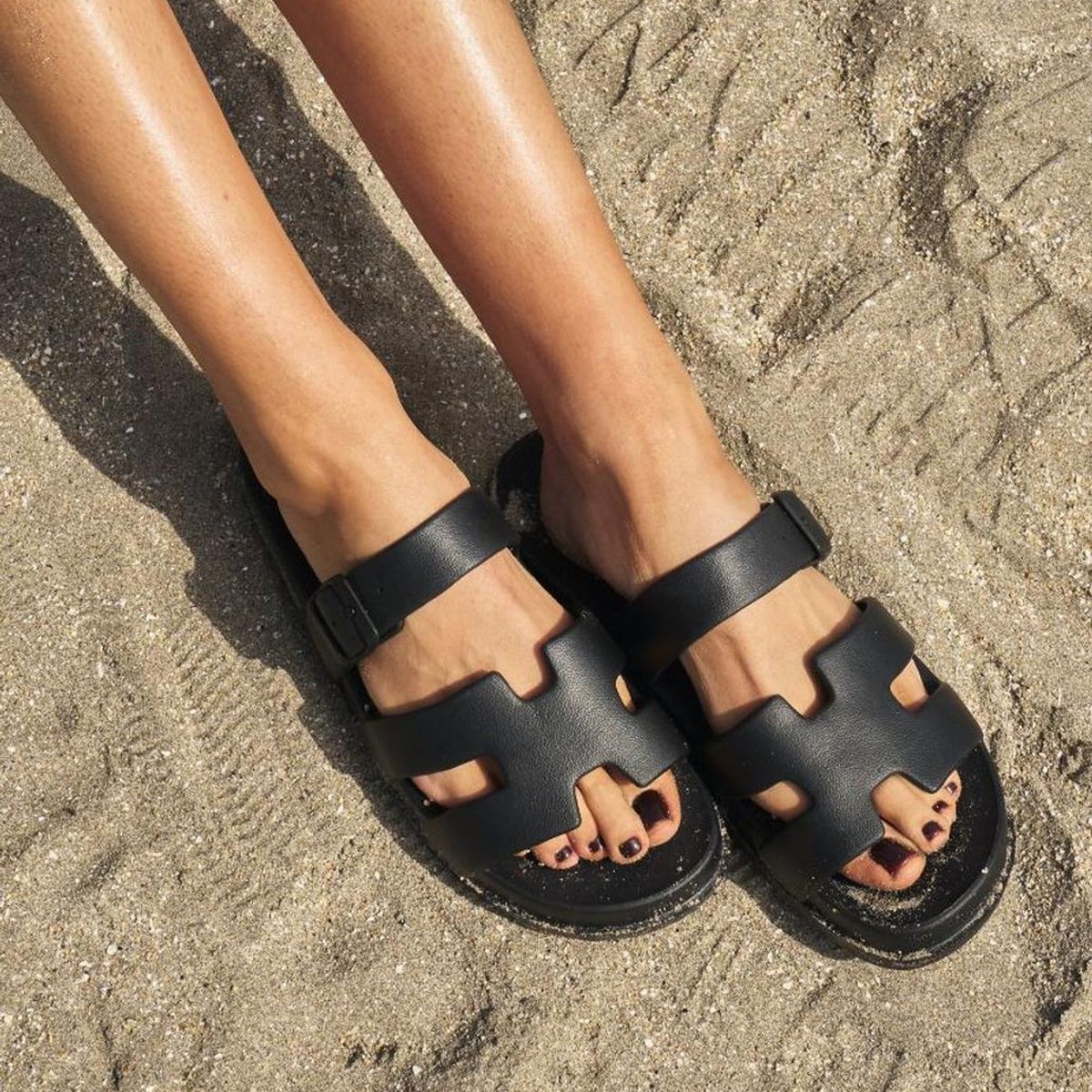 WAPPY TIENDA - Sandalia Hache Wappy Mujer Negra Apta Agua Confort