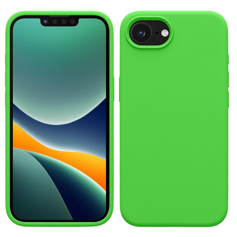 GENERICO - Carcasa De Silicona Soft Para iPhone 16e - Verde