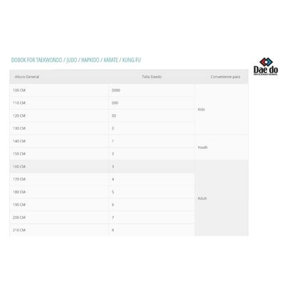 Imagen 2 del producto DOBOK ESTANDAR CUELLO NEGRO CON BORDADO ESPALDA WT