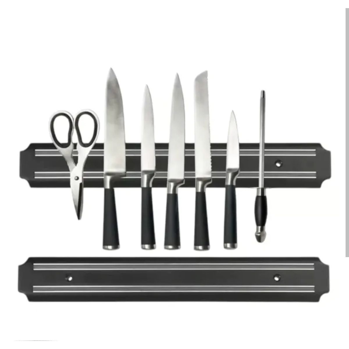 DEWINNER - 2 Soporte Porta Cuchillos Magnéticos de Pared