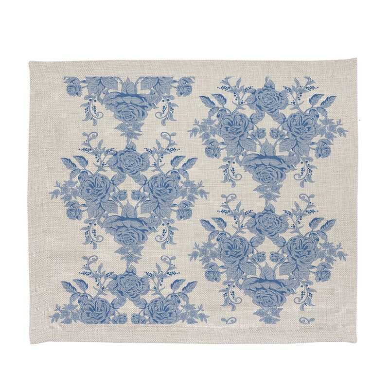 TUYO PRINT - Set 4 Individuales Linet Natural  - Frances