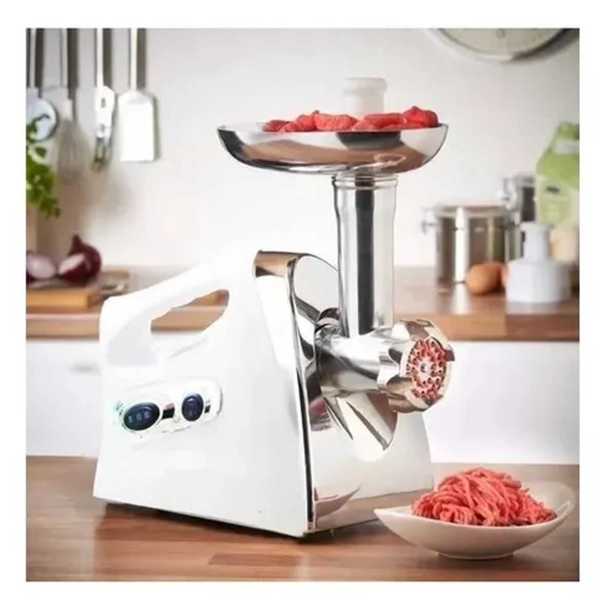 MOVI - MOLEDORA DE CARNE MULTIFUNCIÓN CON ACCESORIOS PARA EMBUTIDOS 2500W