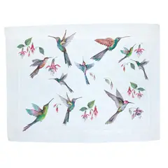 TUYO PRINT - Set 4 Individuales Velo Organza - Picaflor
